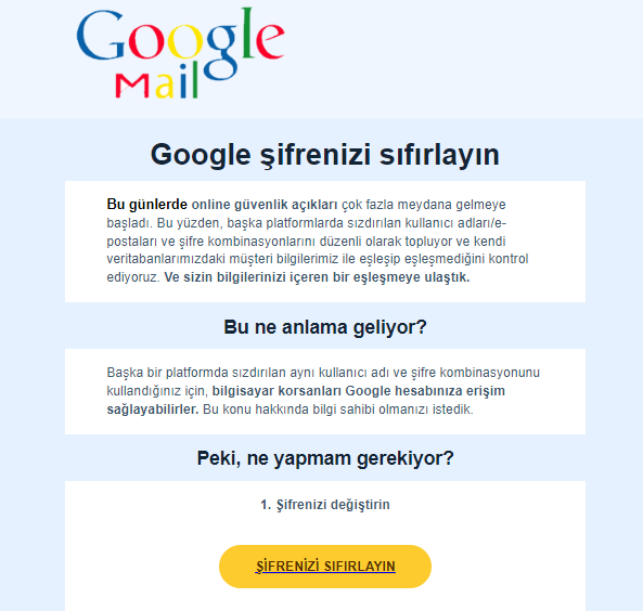 Phishing Test Google